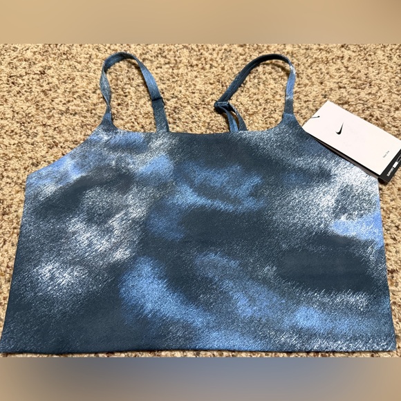 Nike Other - Nike One Convertible Light Support Longline Sports Bra Navy Womens M NWT